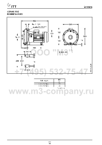 размеры насоса 2fhe 32-250/55